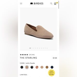 BRAND NEW Birdies Latte Suede Loafer